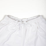 Cotton 4" Rugby Club Shorts- White