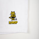 Cotton 4" Rugby Club Shorts- White