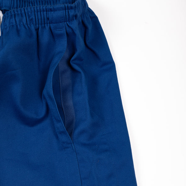 Cotton 4" Rugby Club Shorts- Royal