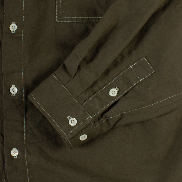 **PREORDER Buttondown Shirt - Dark Olive Oxford PREORDER**