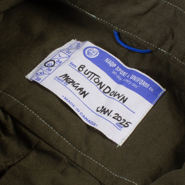 **PREORDER Buttondown Shirt - Dark Olive Oxford PREORDER**