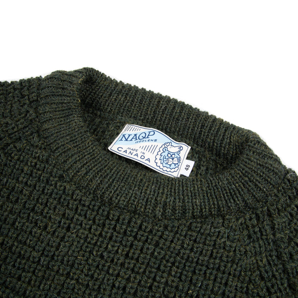 Wool Crewneck- Moss