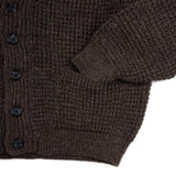 Wool Cardigan- Black Welsh