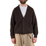 Wool Cardigan- Black Welsh