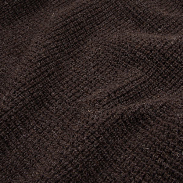 Wool Crewneck- Black Welsh