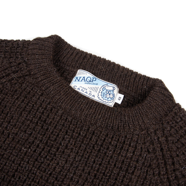 Wool Crewneck- Black Welsh