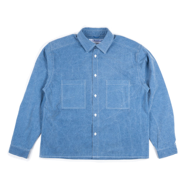 Work Shirt - Sky Blue Enzyme Canvas