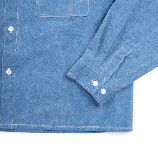 Work Shirt - Sky Blue Enzyme Canvas