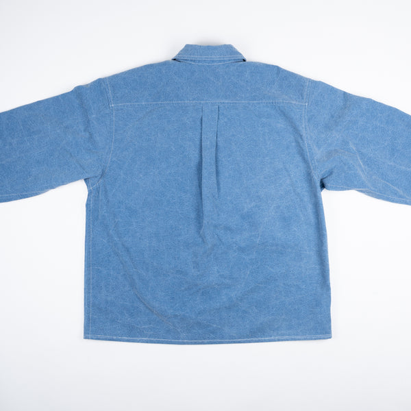 Work Shirt - Sky Blue Enzyme Canvas