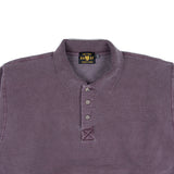 Heavy Polo Sweat - Faded Burgundy