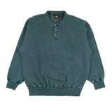 Heavy Polo Sweat - Faded Green