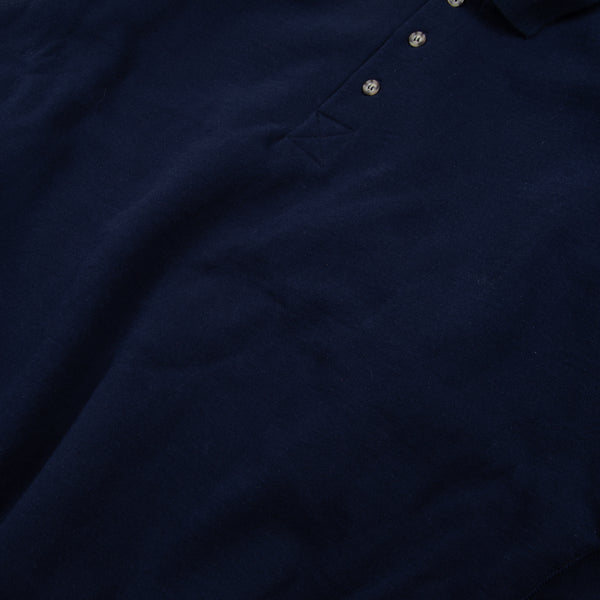 Heavy Polo Sweat - Navy