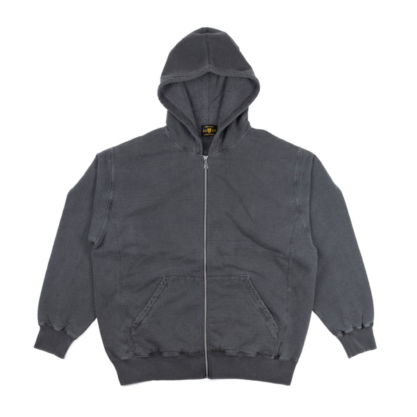 Heavy Zip Hoodie - Faded Black