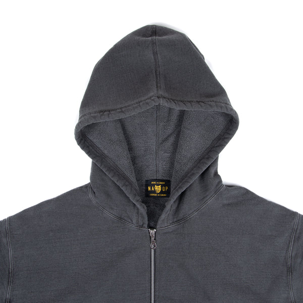 Heavy Zip Hoodie - Faded Black
