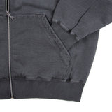 Heavy Zip Hoodie - Faded Black