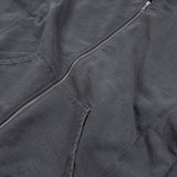 Heavy Zip Hoodie - Faded Black