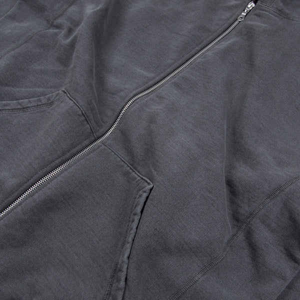 Heavy Zip Hoodie - Faded Black